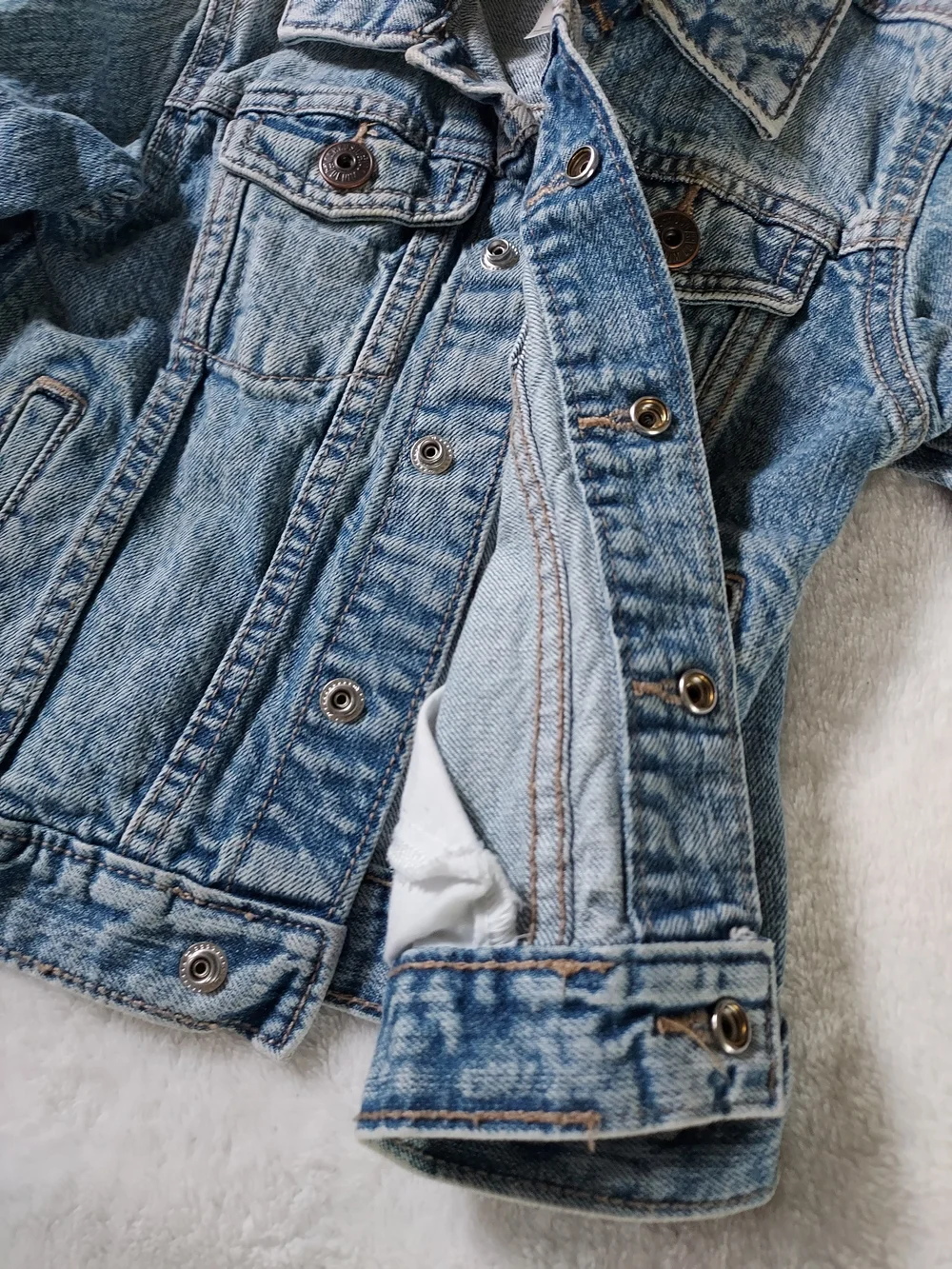 OshKosh B'gosh Light Blue Kids Denim Jacket Classic Western 3T